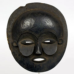 Maska - Afrika - celodřevěná - rituální