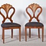 Židle - biedermaier - párové - restaurované
