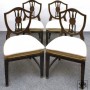 Židle - secese - sada - restaurované