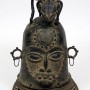 Maska - Afrika - bronz - Benin
